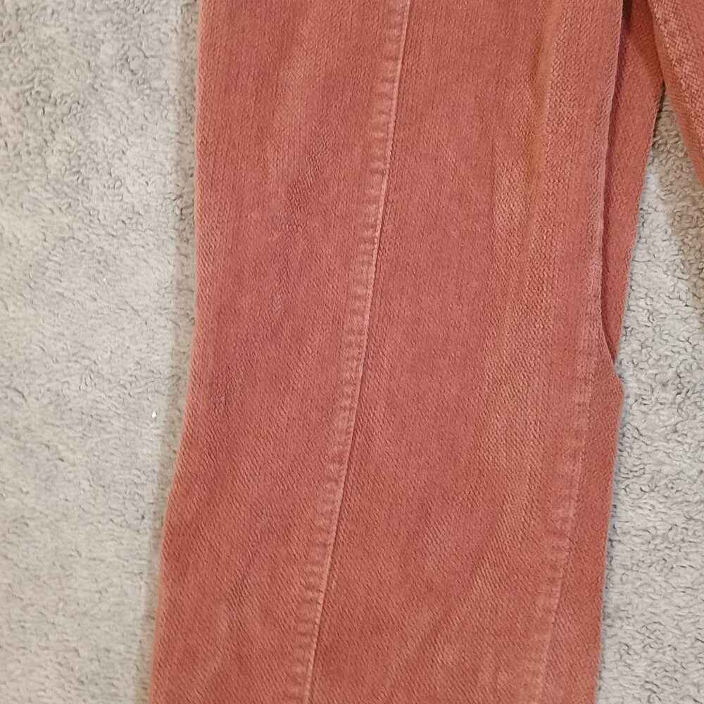 Urban Outfitters/Jumpsuit/Womens XS/Terracotta Wide Leg Corduroy Button Front - Picture 4 of 9